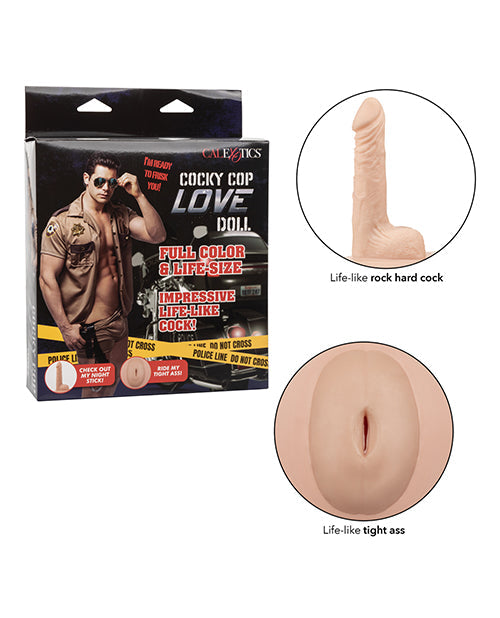 Cocky Cop Love Doll - Ivory by California Exotic Novelties