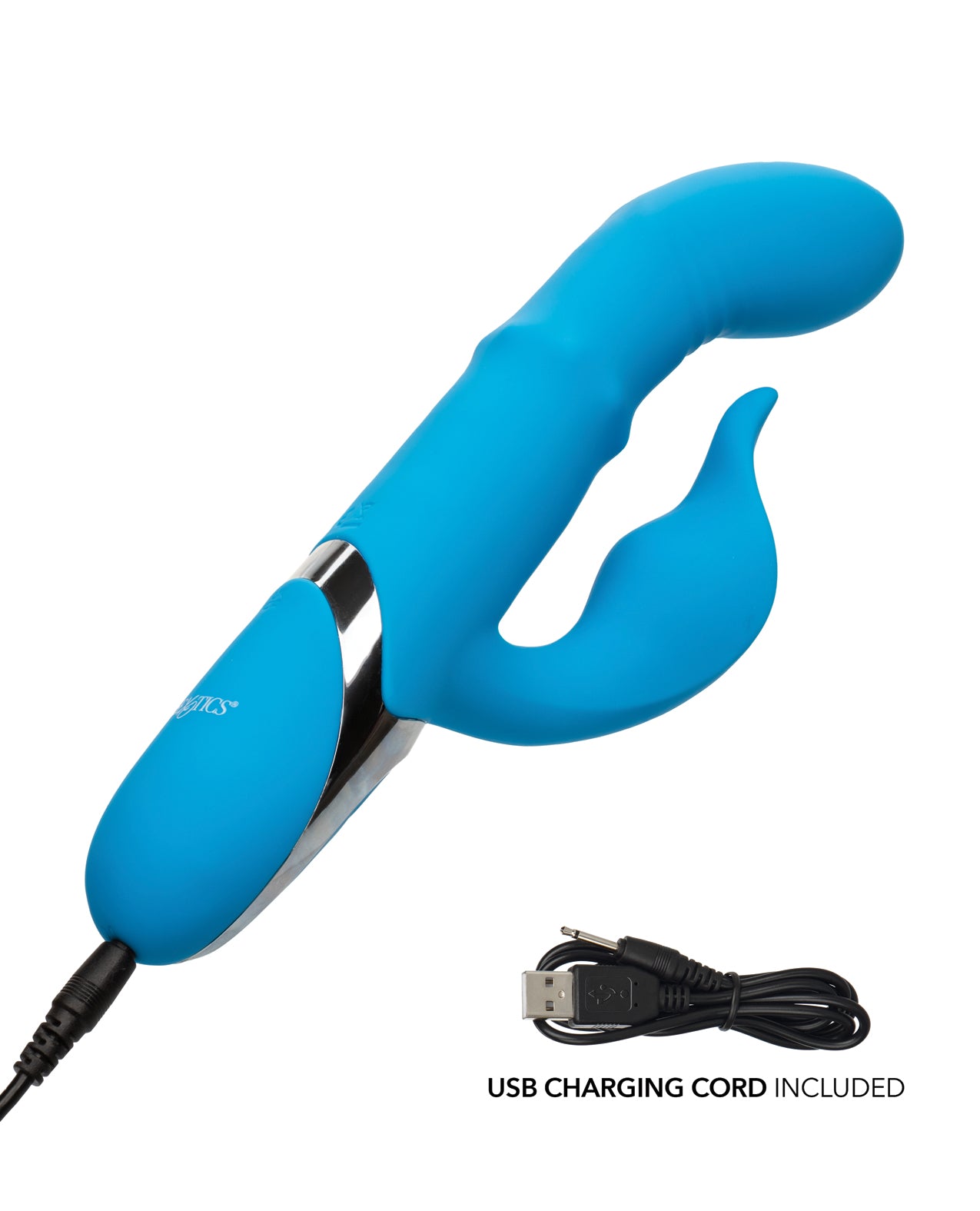 Enchanted Beaded Power "G" Vibrator - Blue by California exotic novelties