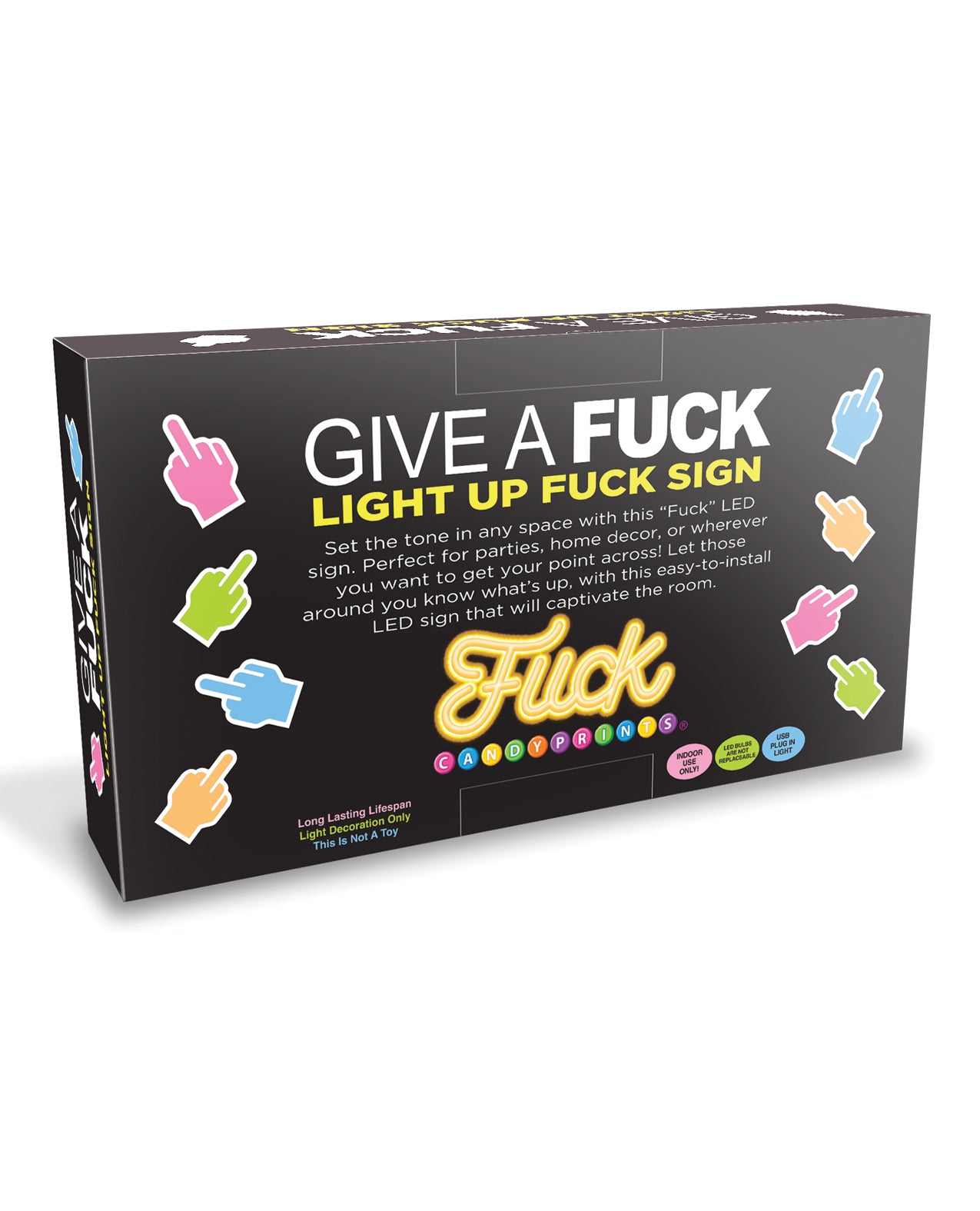 Fuck Neon Light Up Sign by Little genie productions llc