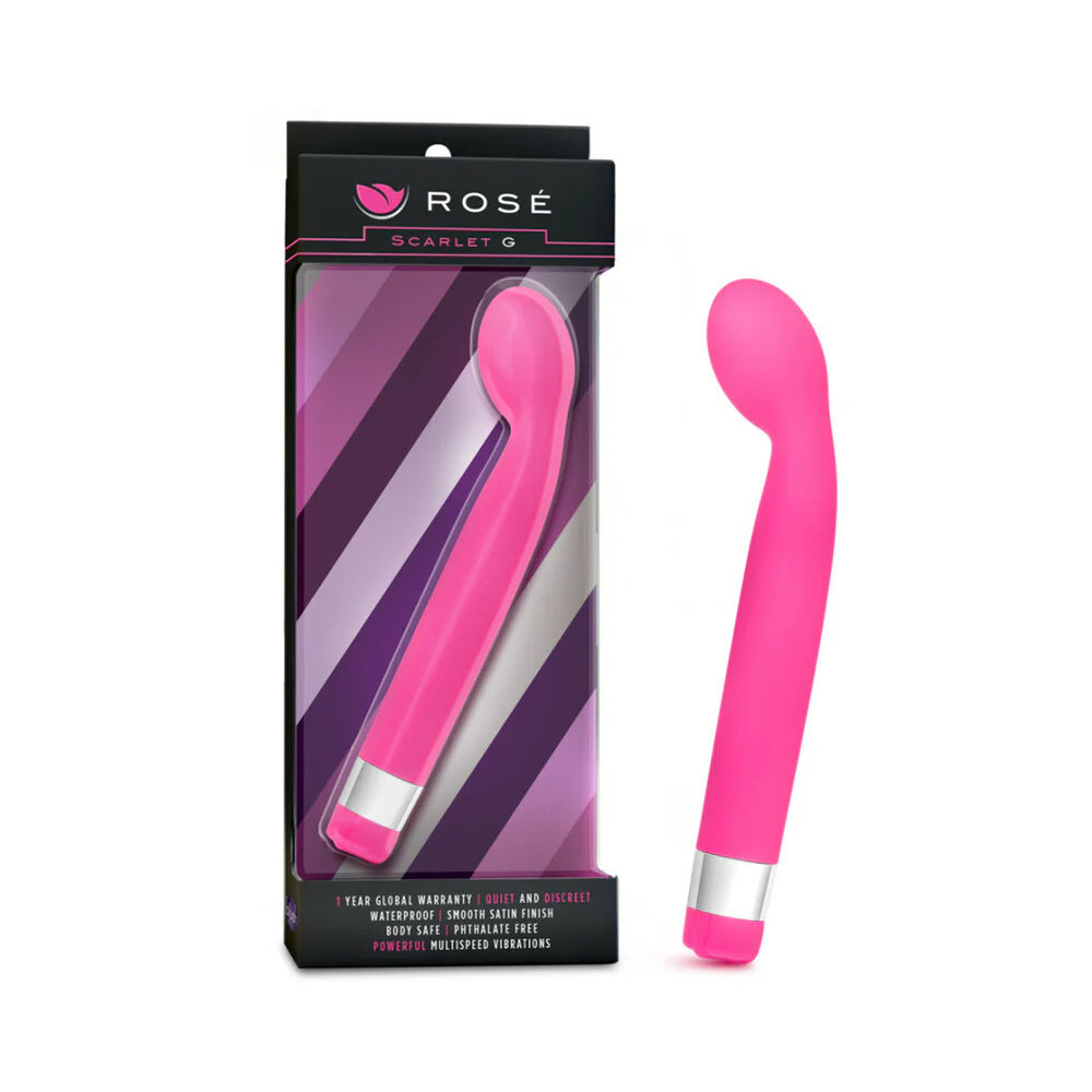 Rose Scarlet G Slimline G-Spot Vibrator Pink by Blush
