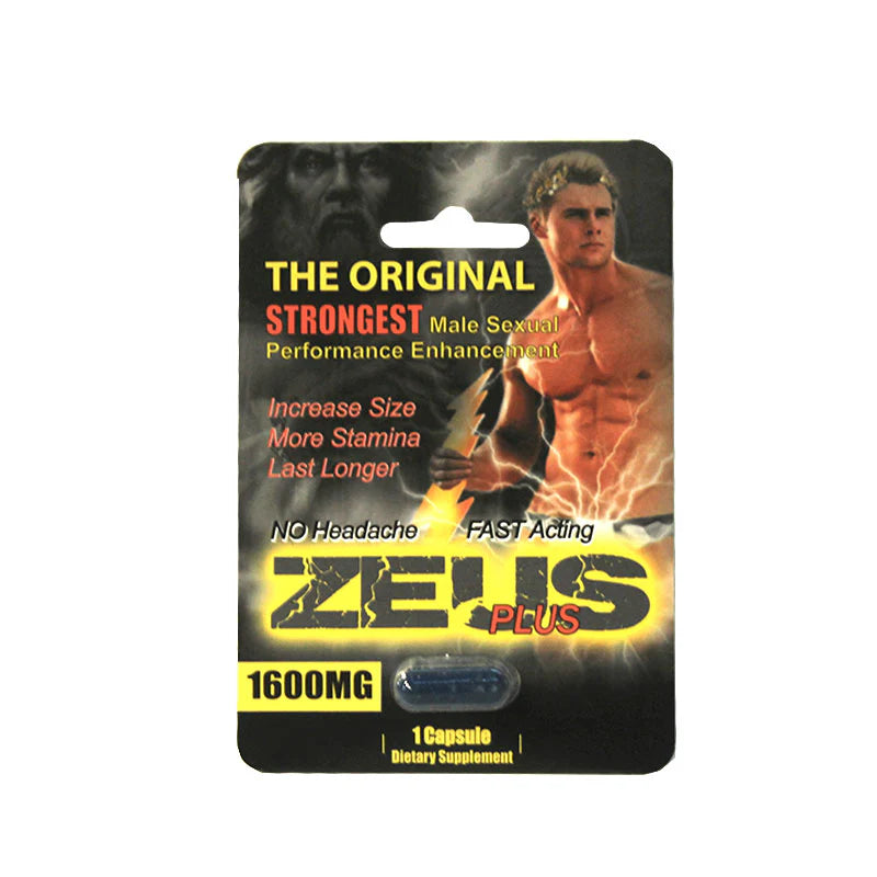 Zeus Plus Male Supplement 1-Pack Pill Open Stock by G and N Works