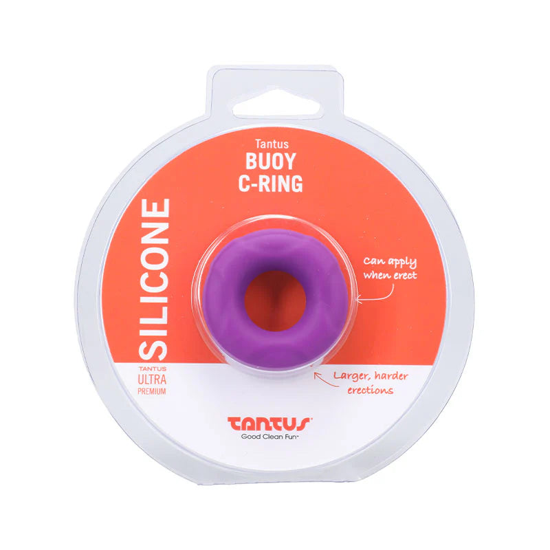 Tantus Buoy C-Ring Small Purple by Tantus