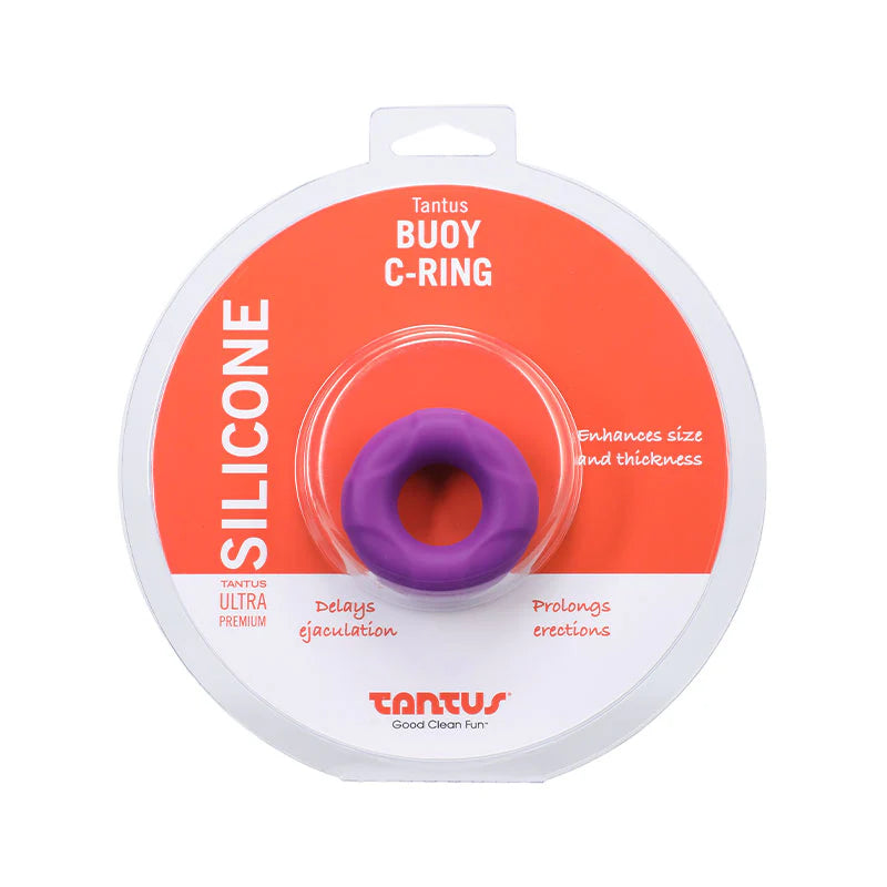 Tantus Buoy C-Ring Medium Purple by Tantus