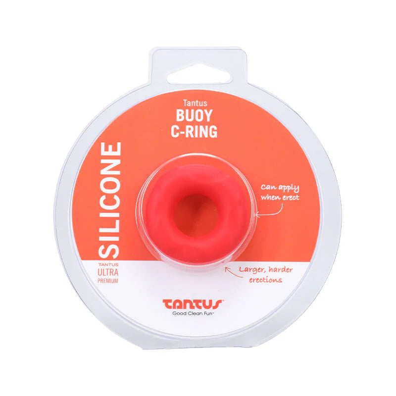 Tantus Buoy C-Ring Small Red by Tantus
