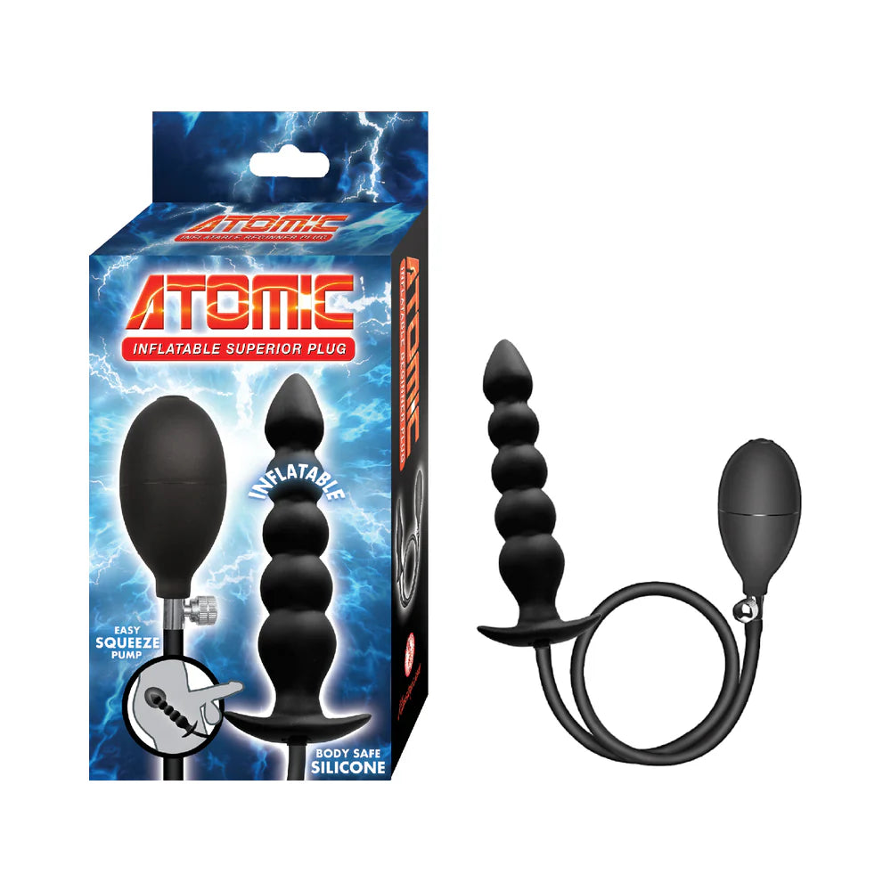 Atomic Inflatable Superior Plug Black by Nasstoys