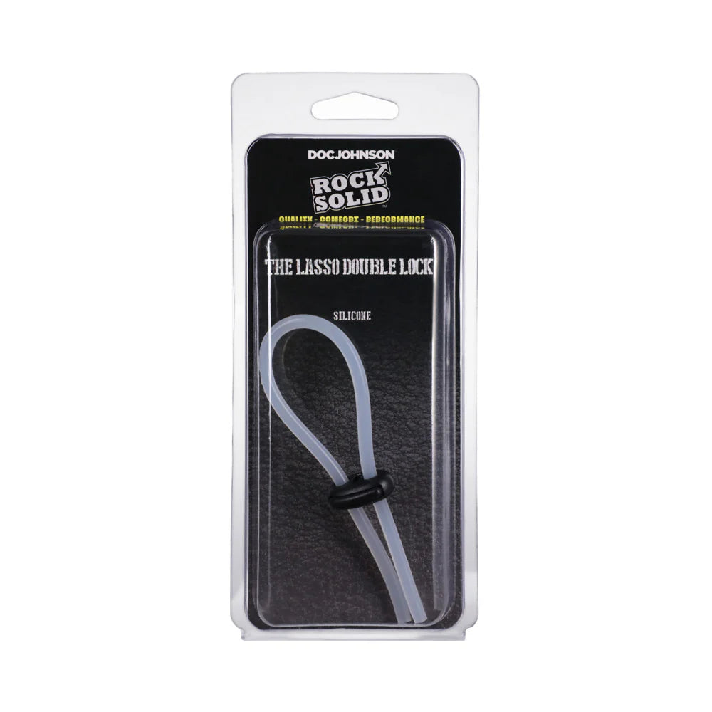 Rock Solid The Lasso/Bolo Double Lock Adjustable Translucent by Doc Johnson