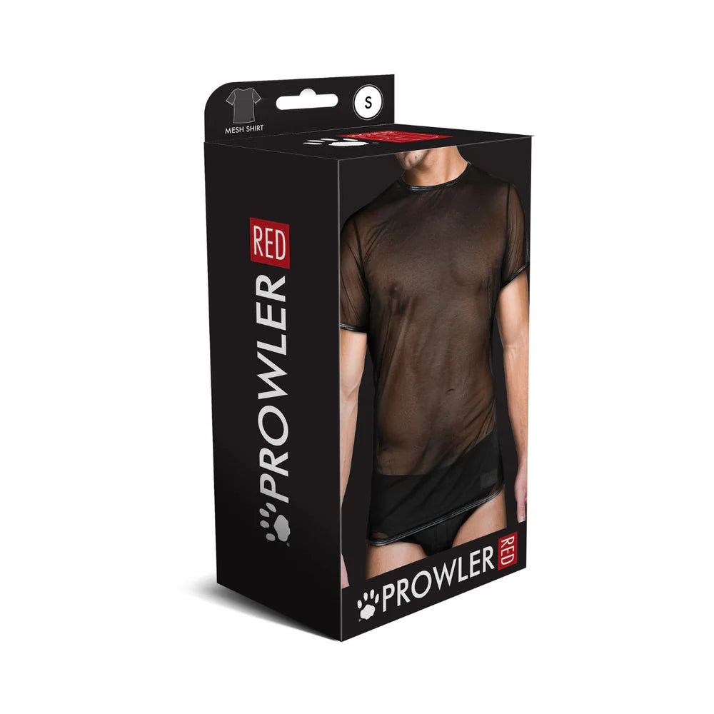 Prowler RED Mesh T-Shirt Black S by Simply Pleasure Ltd