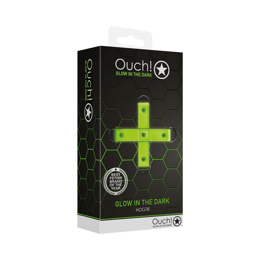 Ouch! Glow in the Dark Hogtie Neon Green by Shots America LLC
