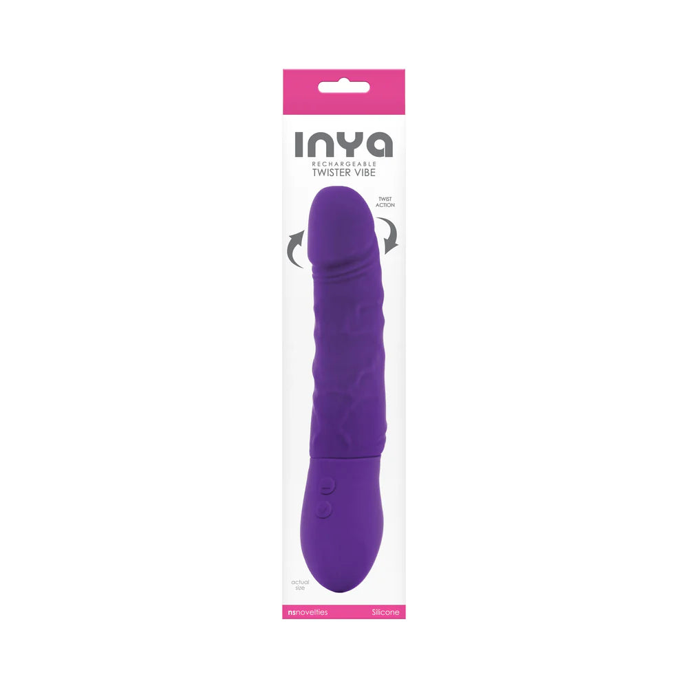 INYA Twister Rechargeable Rotating Vibrator Purple by New Sensations Novelties Inc.