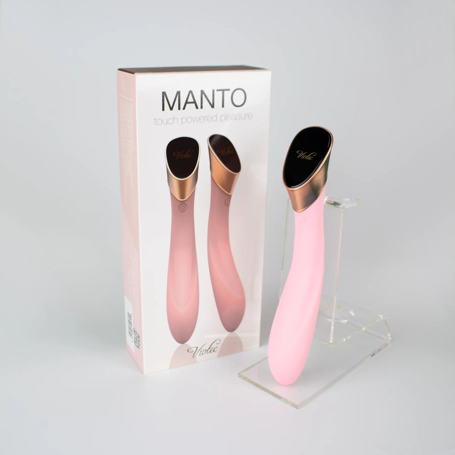 Manto Touch Panel G-Spot Vibrator Pink by Viotec