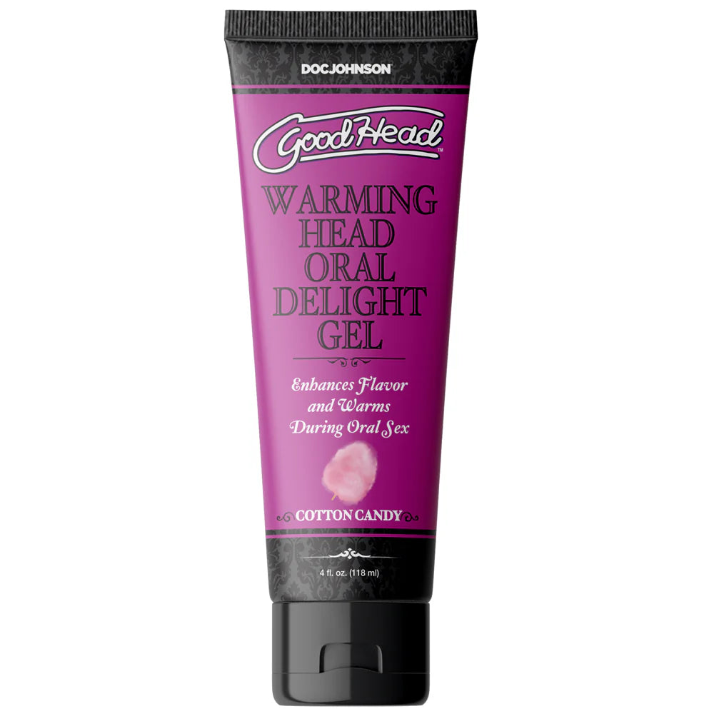 GoodHead Warming Head Oral Delight Gel Cotton Candy 4 oz. Bulk by Doc Johnson