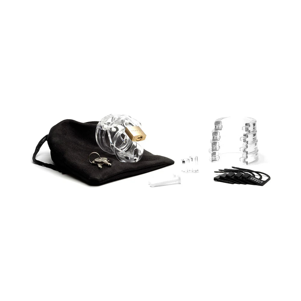 Mini Me Clear Male Chastity 1.25" Length by A.L.Enterprise. Inc