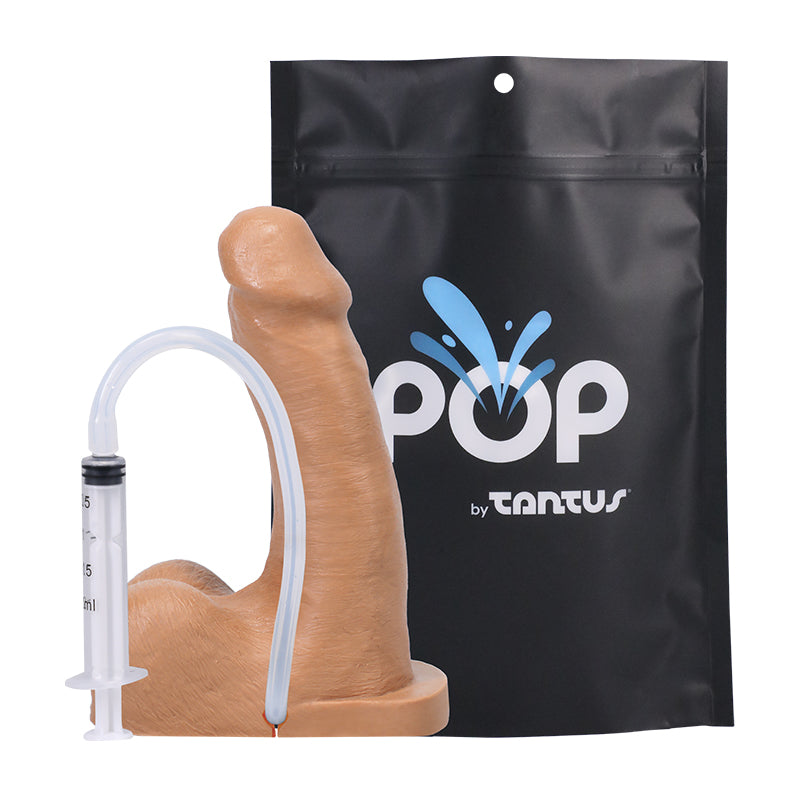Tantus POP n' Play Squirting Packer Honey (Bag) by Tantus