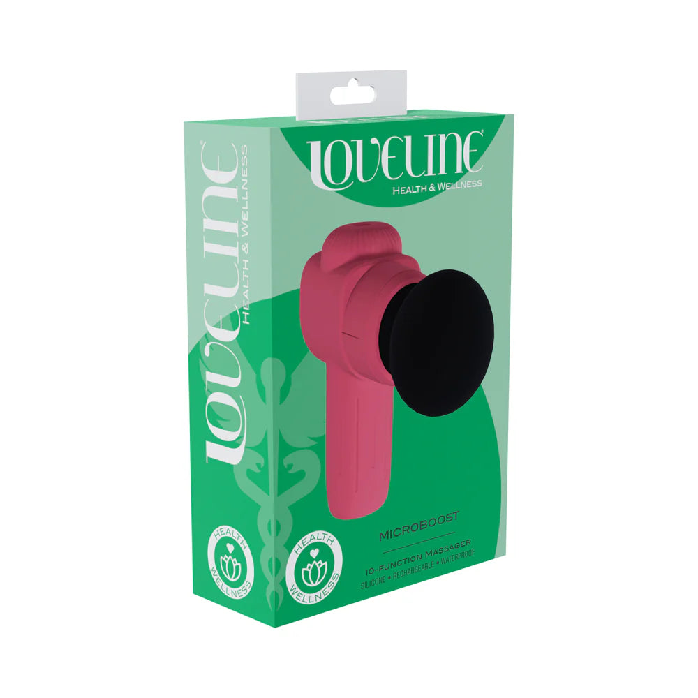 LoveLine MicroBoost Massager Silicone Pink by Shots America LLC