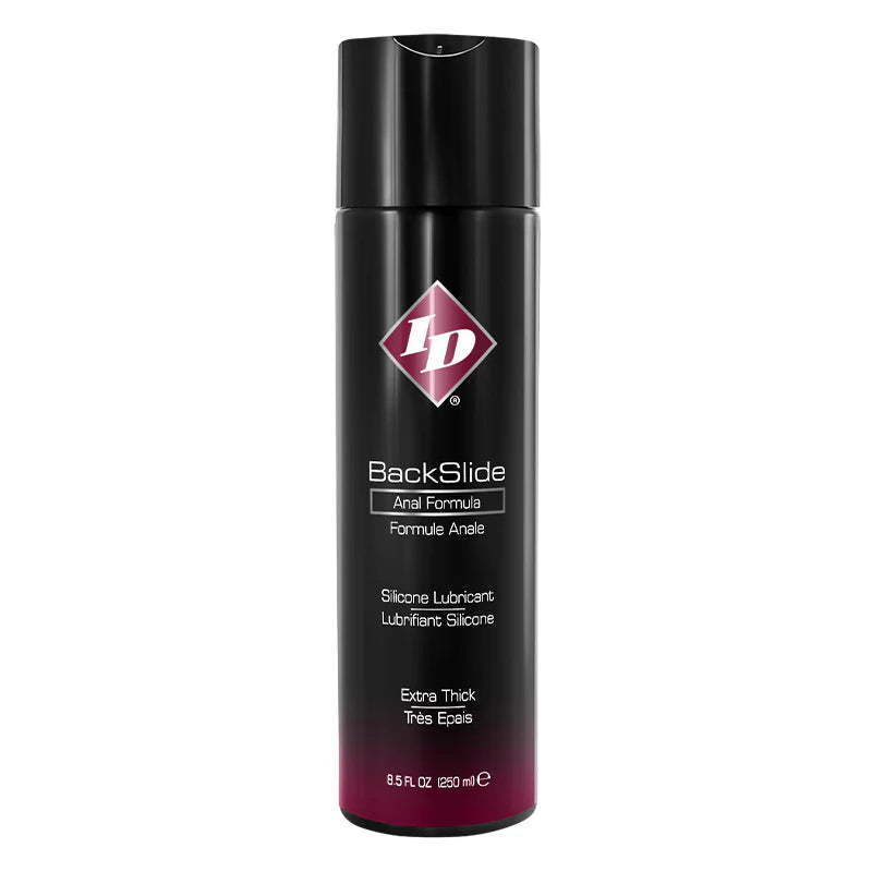ID BackSlide Silicone Anal Lubricant 8.5oz Flip Cap Bottle by ID Lubricants