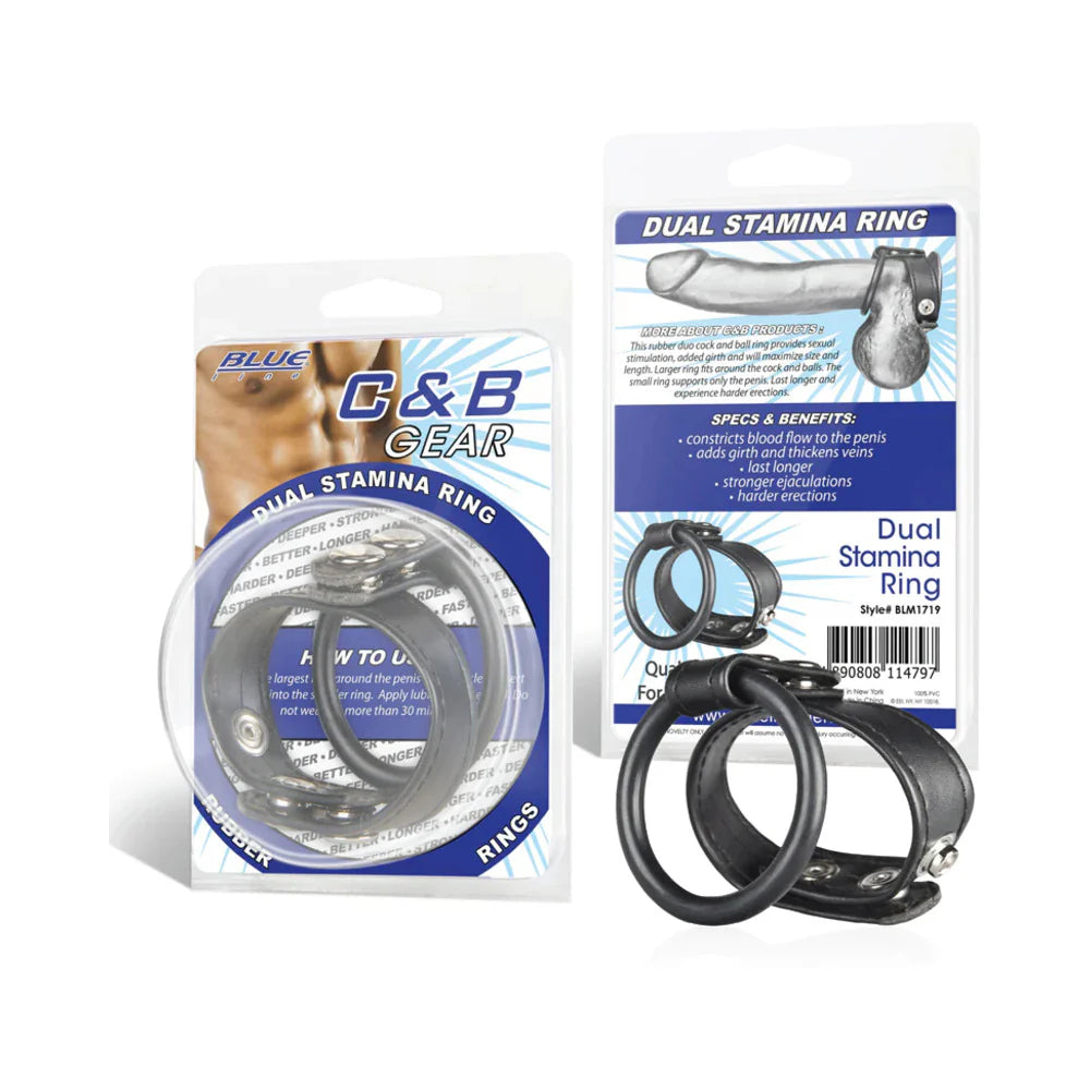Blue Line C&B Gear Dual Stamina Ring by Electric EEL Inc.