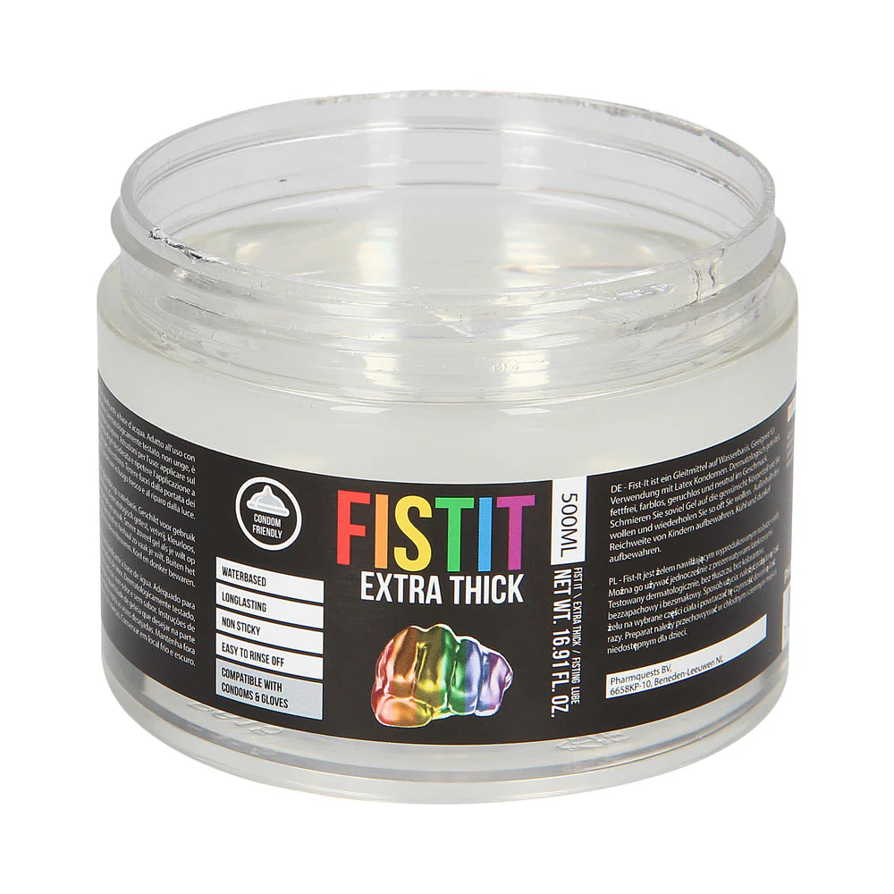 Fist It Extra Thick Water-Based Fisting Lube Rainbow Edition 16.9 oz. by Shots America LLC
