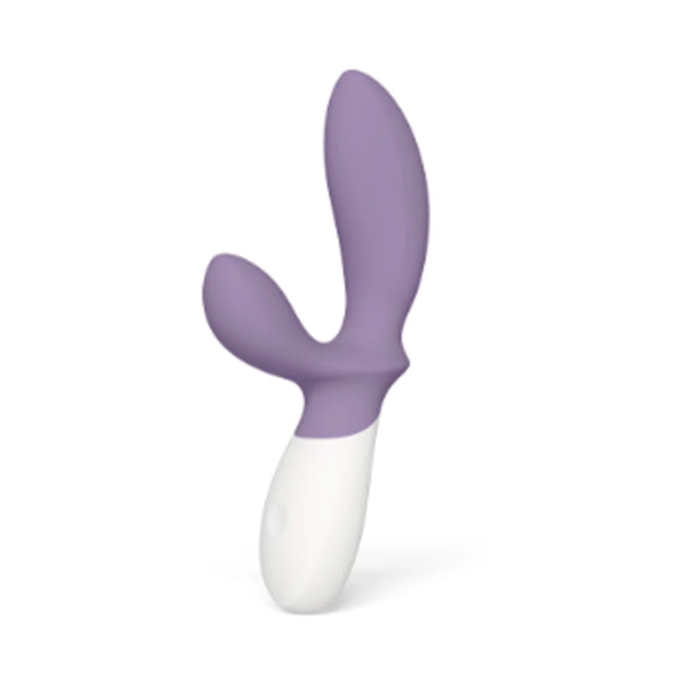 LELO Loki Wave 2 Rechargeable Silicone Dual Stimulation Prostate Vibrator Violet Dust by Lelo