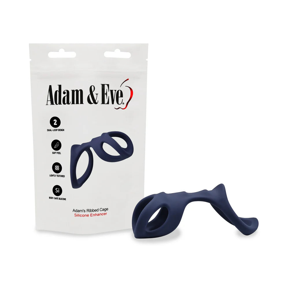 Adam & Eve Adam's Ribbed Cage (Bag Packaging) by PHE/Adam and Eve