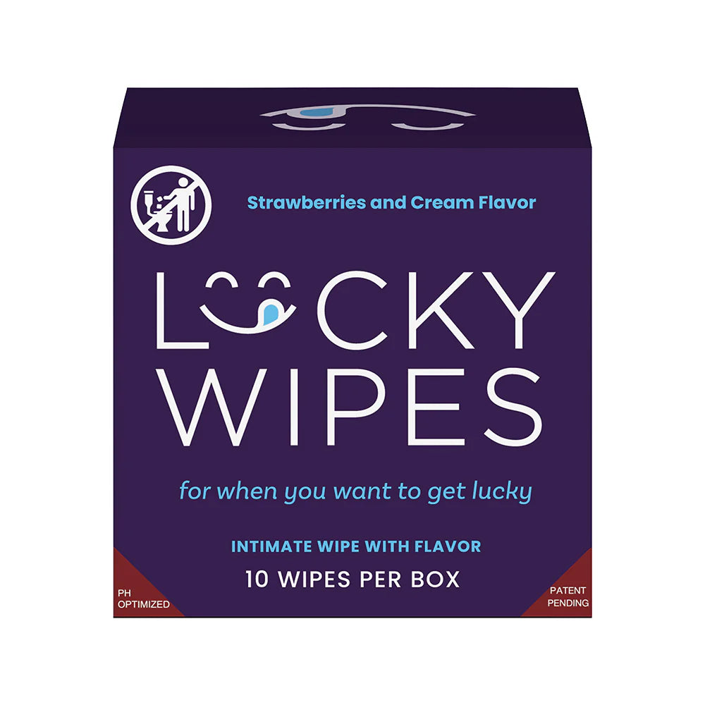 Sweetums Lucky Wipes Strawberries & Cream Flavor 10-Pack by Sweetums Inc