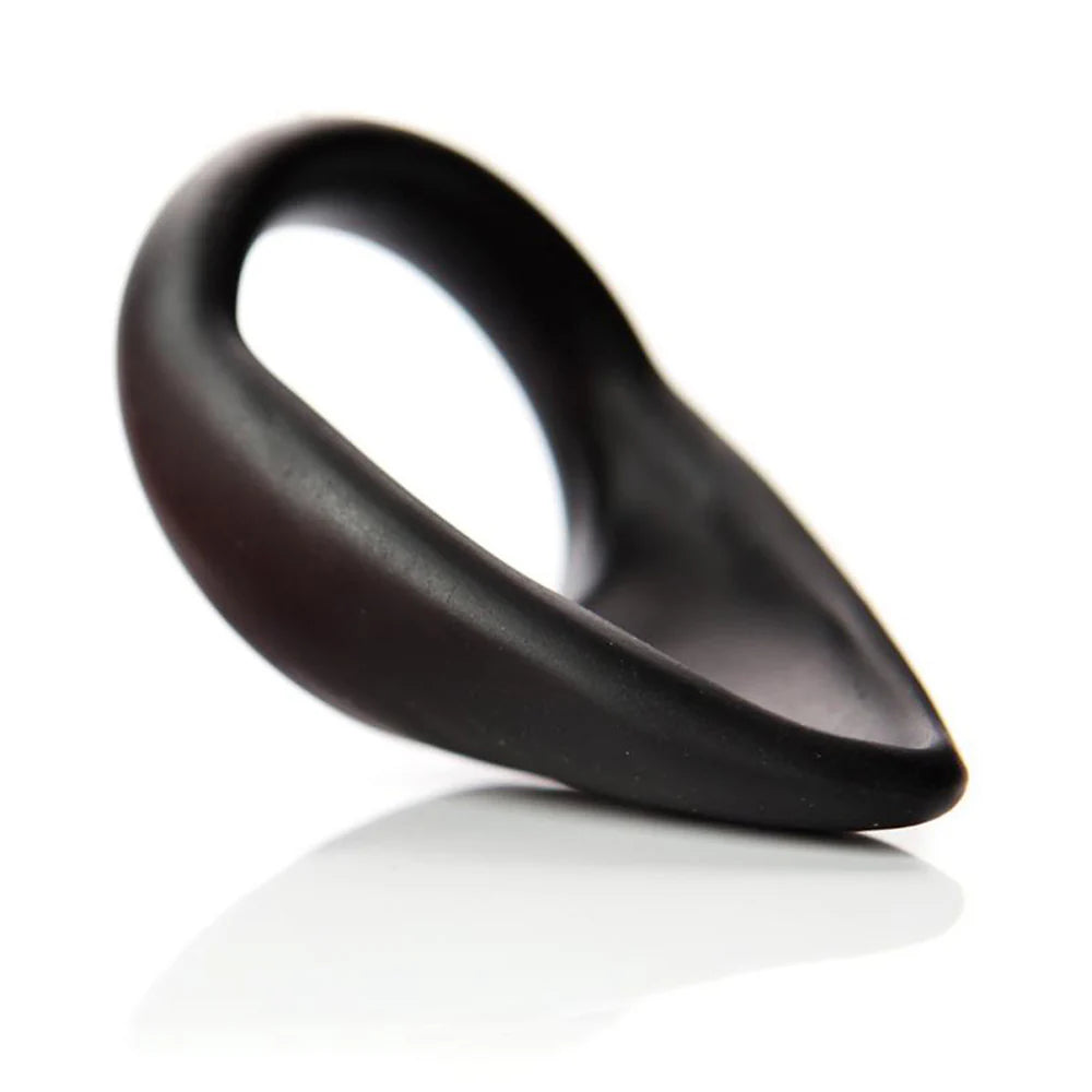 Tantus Cock Sling Teardrop 1.75 in. Black (Bag) by Tantus