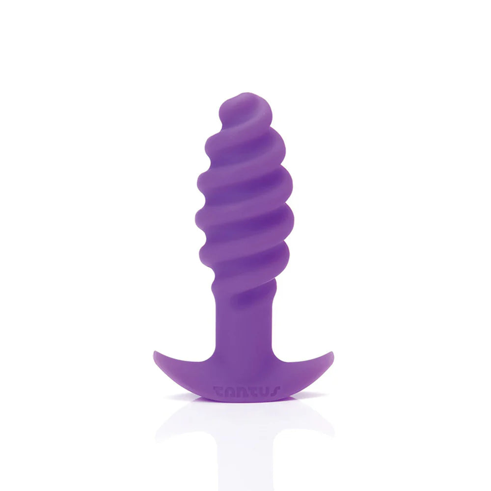 Tantus Twist Anal Plug Purple (Bag) by Tantus