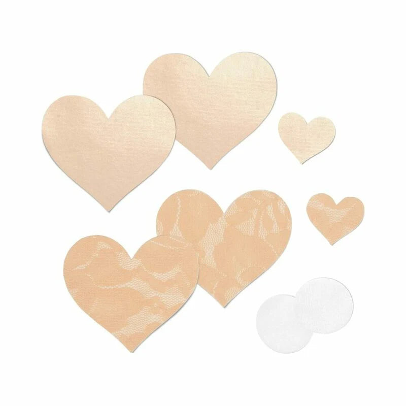 Nippies Basic Creme Hearts Pasties Size B by Bristols 6 Inc. / Thrasio