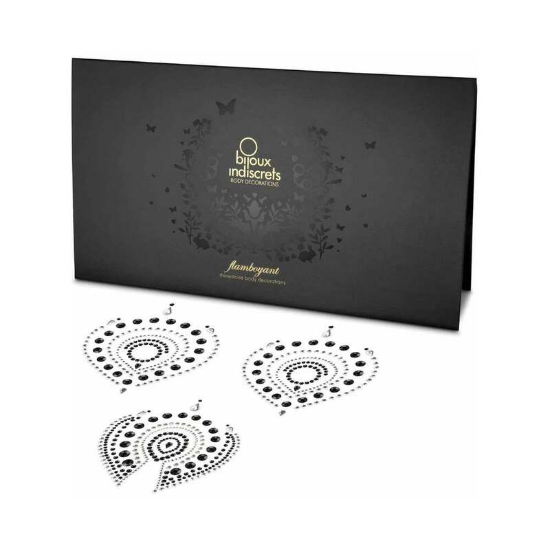 Bijoux Indiscrets Flamboyant Rhinestone Body Decorations Black/Silver by Bijoux Indiscrets USA, Inc