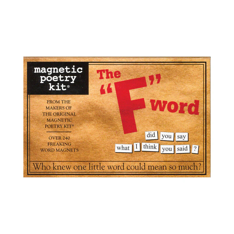 Magnetic Poetry Kit: The F Word by Magnetic Poetry