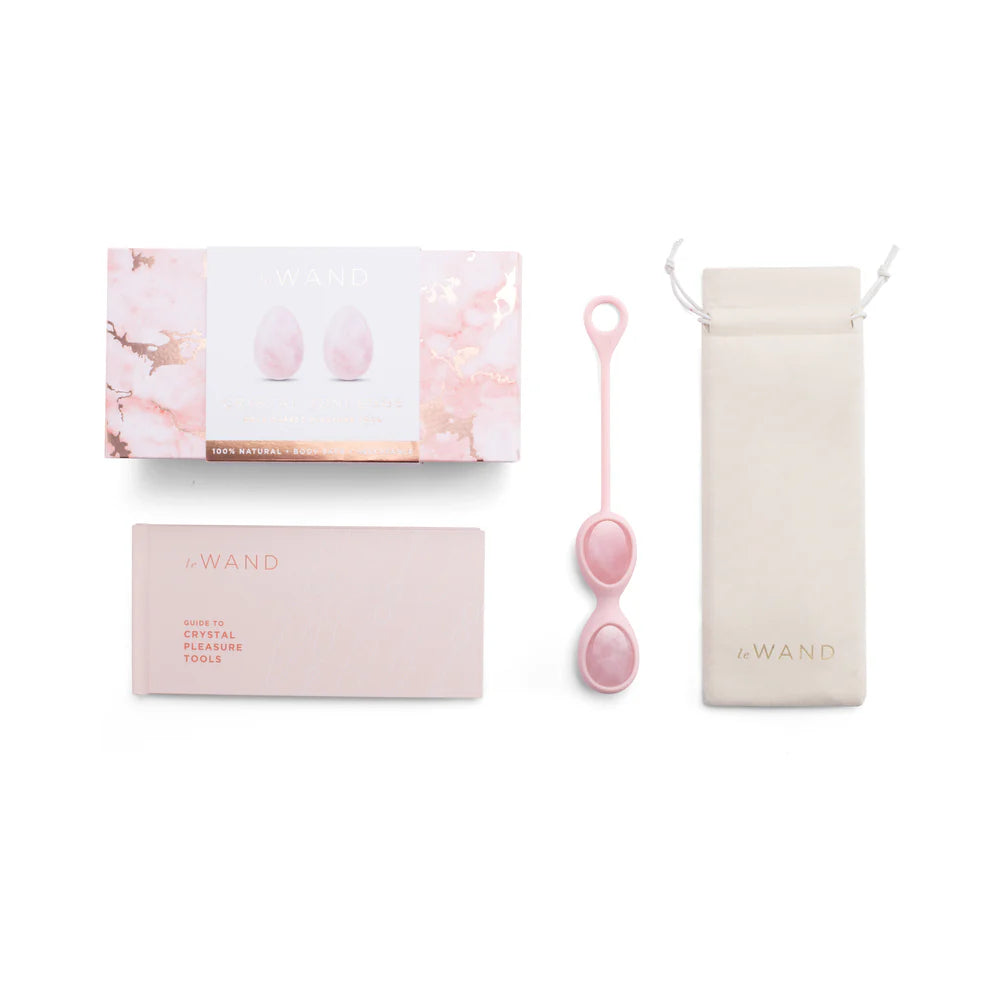 Le Wand Crystal Yoni Eggs Rose Quartz by COTR Inc.