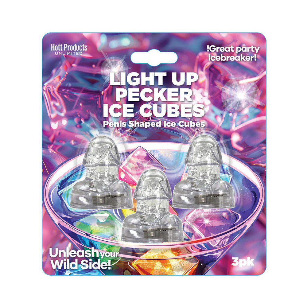 Light Up Penis Ice Cubes 3-Pack by Hott Products Unlimited