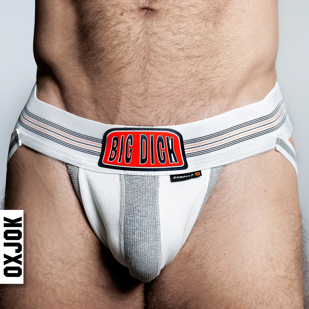Oxballs Oxjok Bulger Pumper-Sack Slider Jock White Snow S by Blue Ox Designs, Oxballs