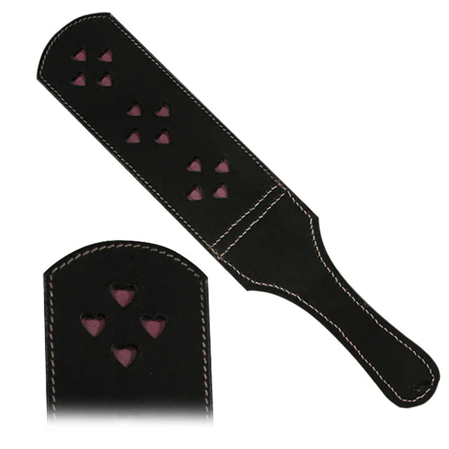 Double Heart Slapper (Leather) by Ruff Doggie Style