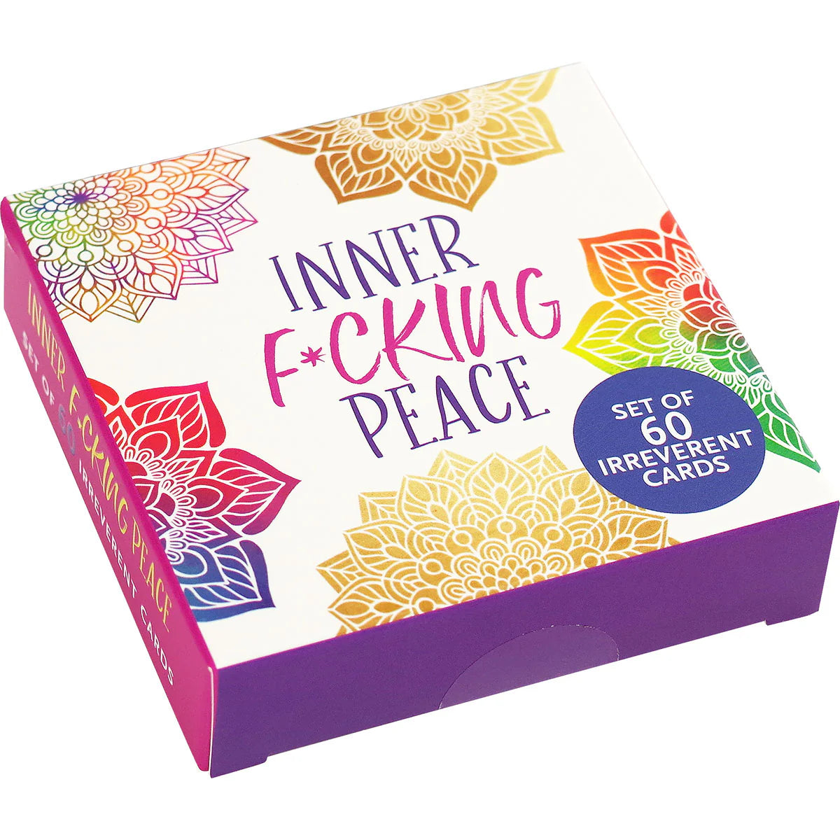 Inner Fucking Peace Cards (Set of 60) by Peter Pauper Press, Inc.