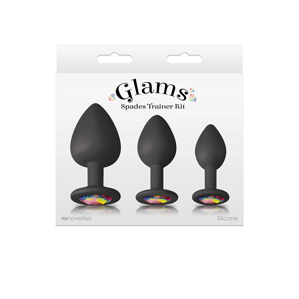 Glams Spades Trainer Kit Black by New Sensations Novelties Inc.