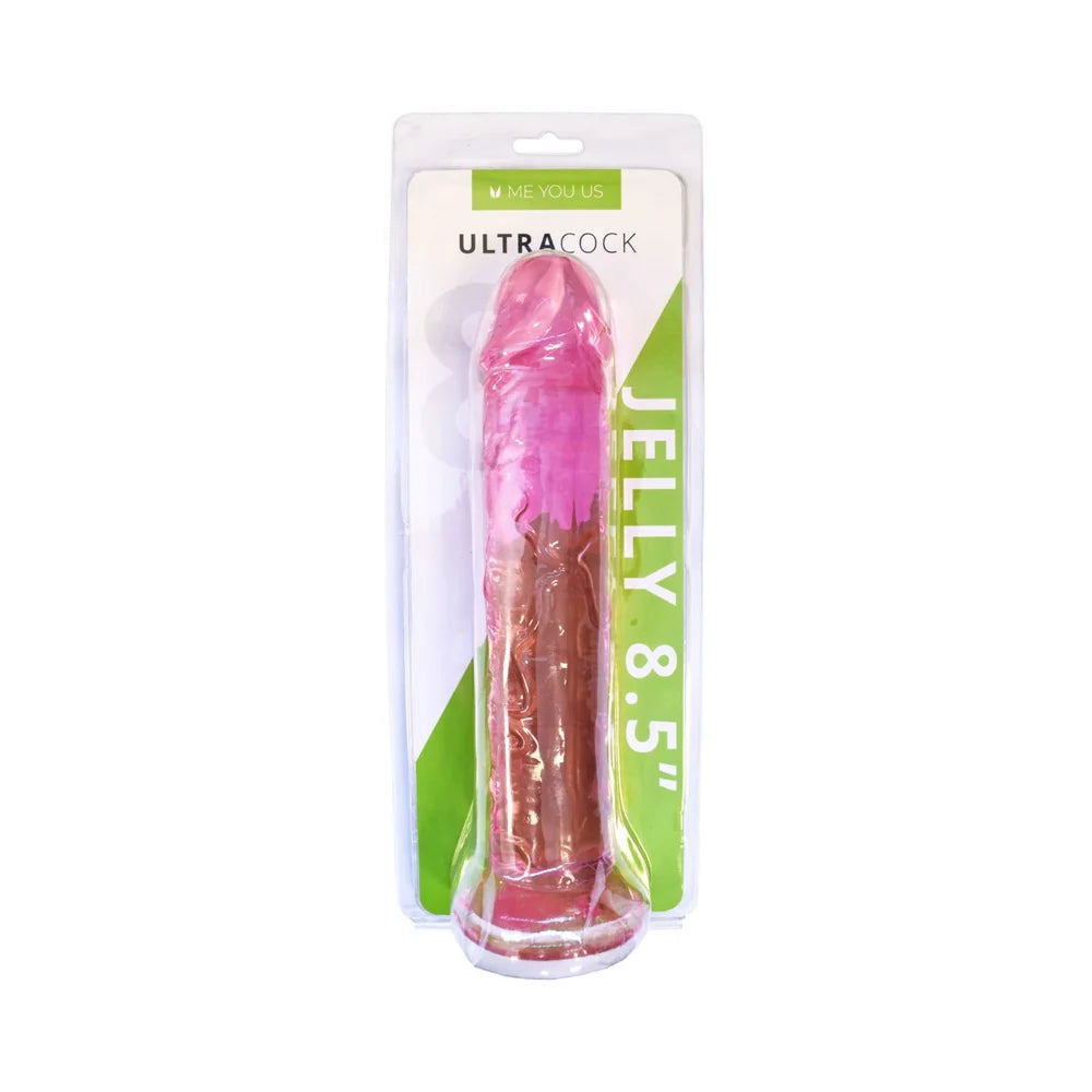 Me You Us Ultracock Pink Jelly 8.5 in. Dong by Simply Pleasure Ltd