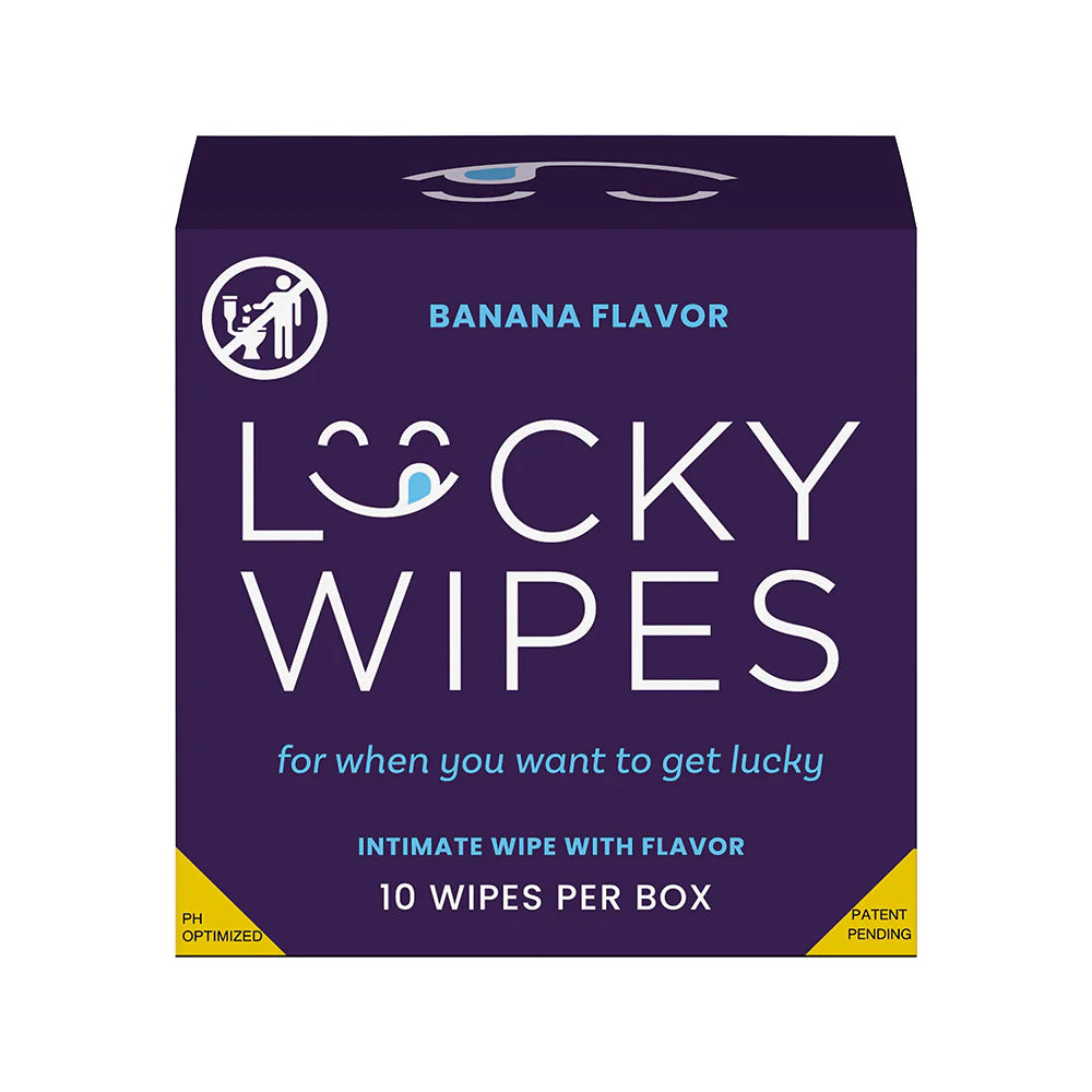 Sweetums Lucky Wipes Banana Flavor 10-Pack by Sweetums Inc