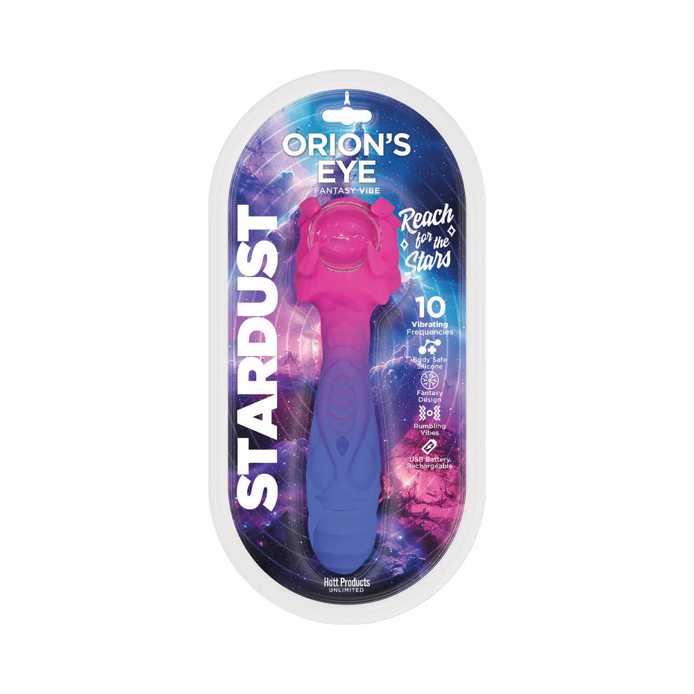 Stardust Orions Eye Vibrating Shaft with Acrylic Light-up Multi Color Ball by Hott Products Unlimited