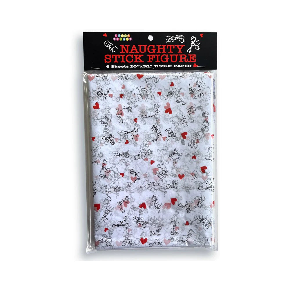 Naughty Stick Figure Tissue Paper by Little Genie Productions