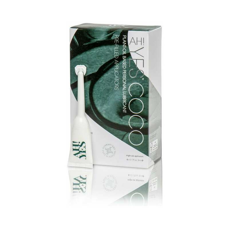 AH! YES COCO Plant-Oil Based Personal Lubricant Applicators 6-Pack 0.17 oz. by Ah! Yes, Inc.