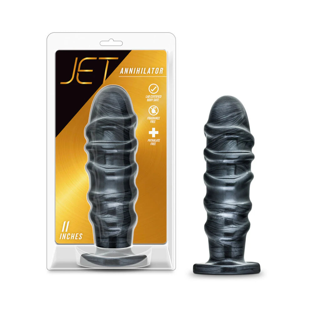 Jet Annihilator 11 in. Anal Plug Carbon Metallic Black by Blush