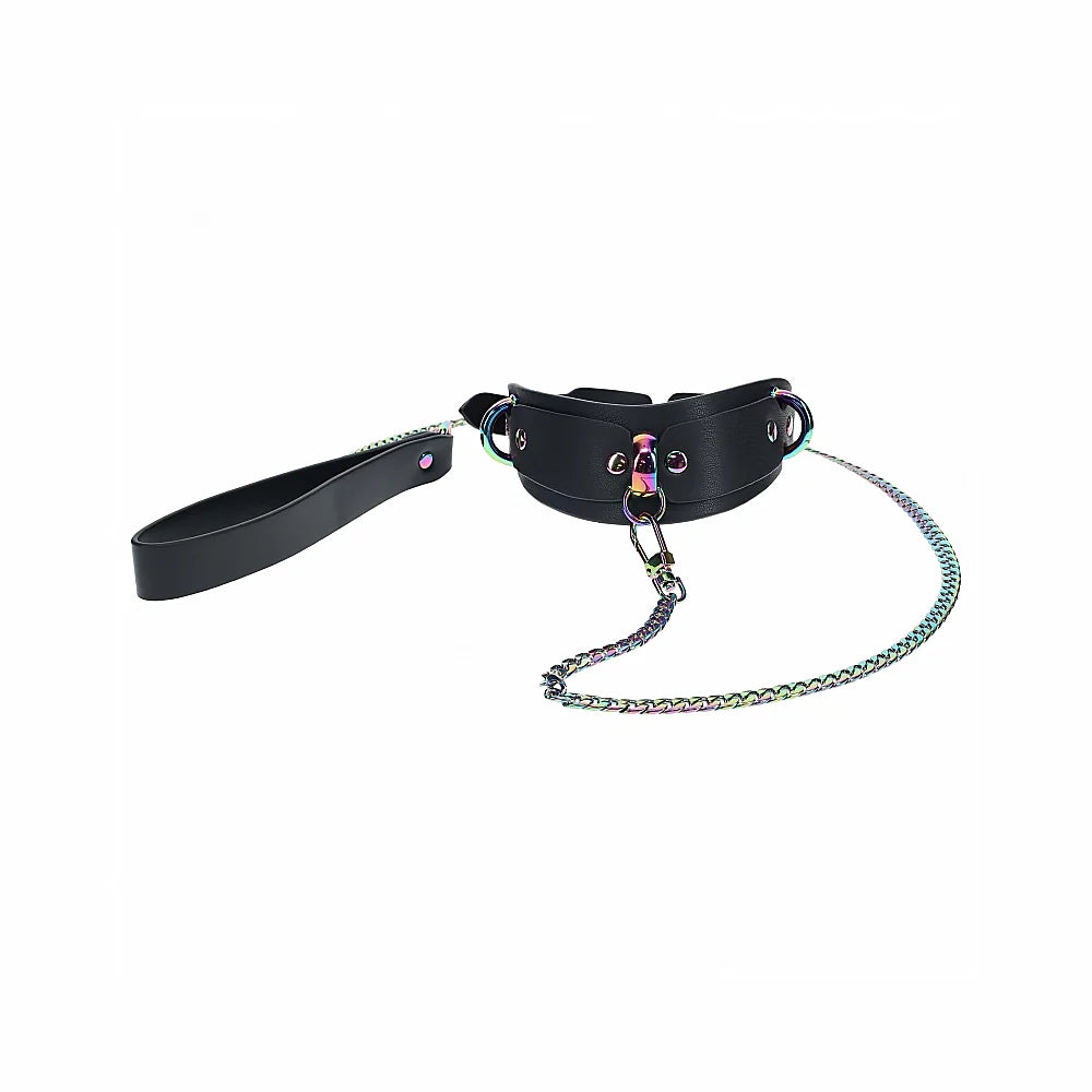 Ouch! International Venice Collection Collar with Leash by Shots America LLC