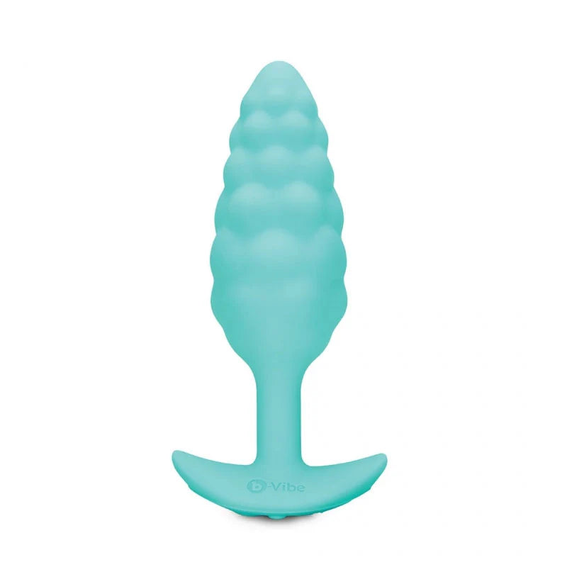 b-Vibe Bump Rechargeable Vibrating Silicone Textured Anal Plug Mint by COTR Inc.
