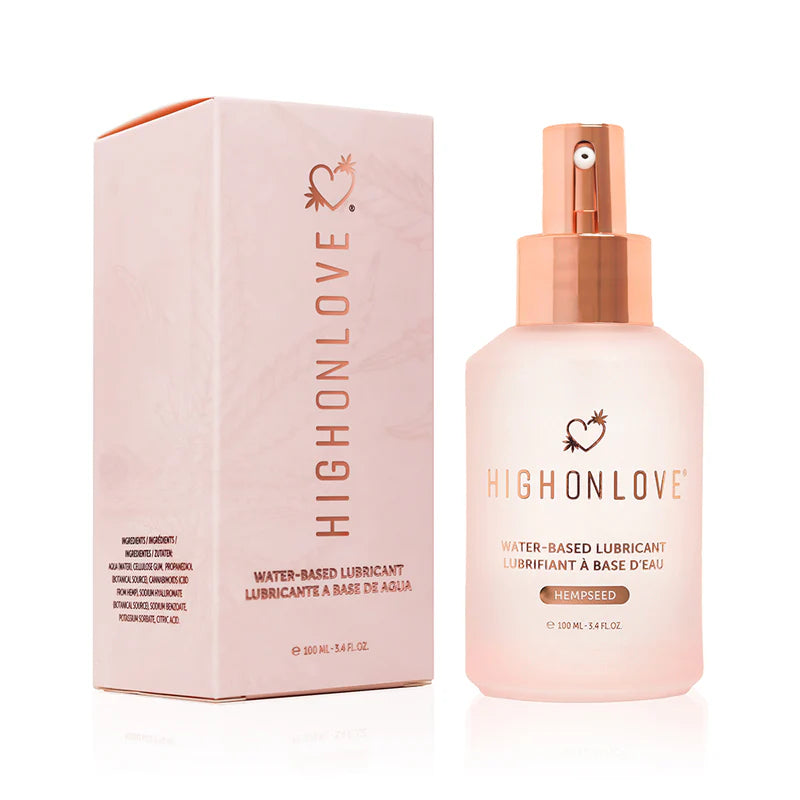 HighOnLove Hempseed Water-Based Lubricant 3.4 oz. by Love and Beauty Products Inc