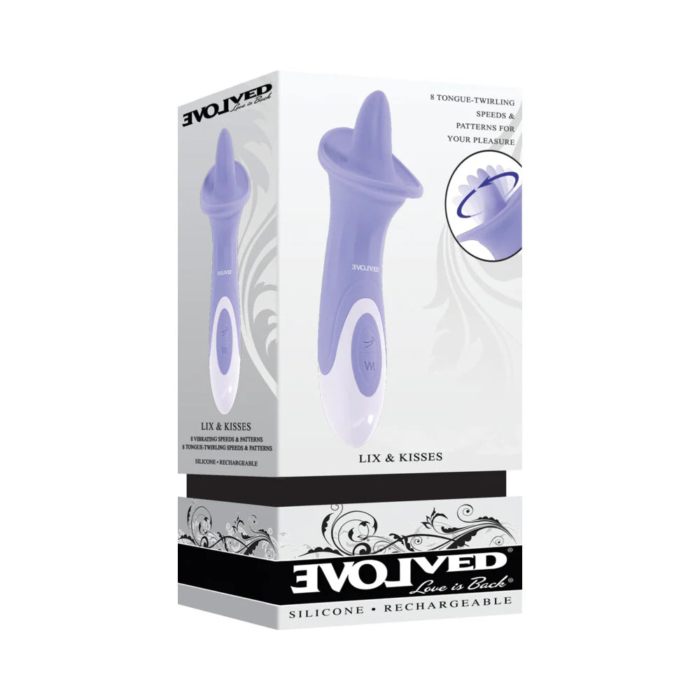 Evolved Lix & Kisses Rechargeable Purple by Evolved
