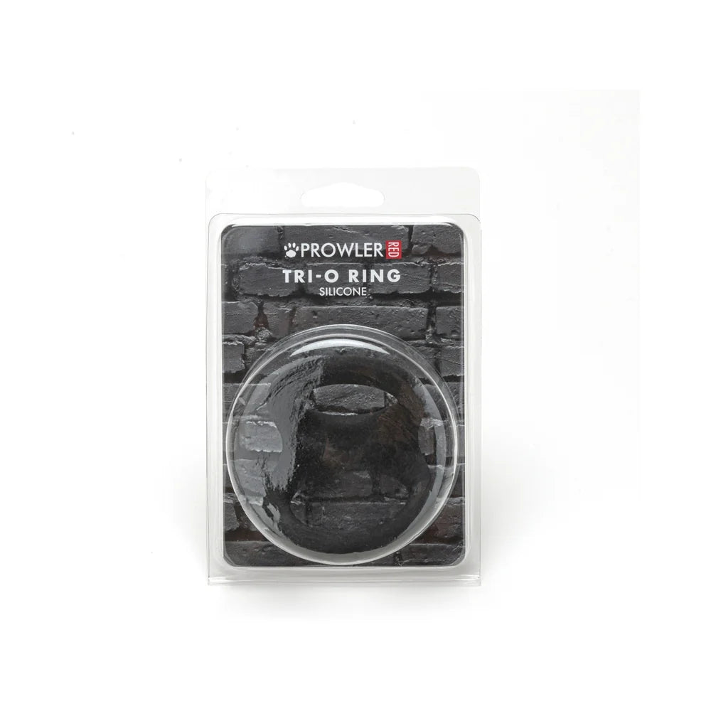 Prowler RED Tri-O Silicone Ring Black by Simply Pleasure Ltd