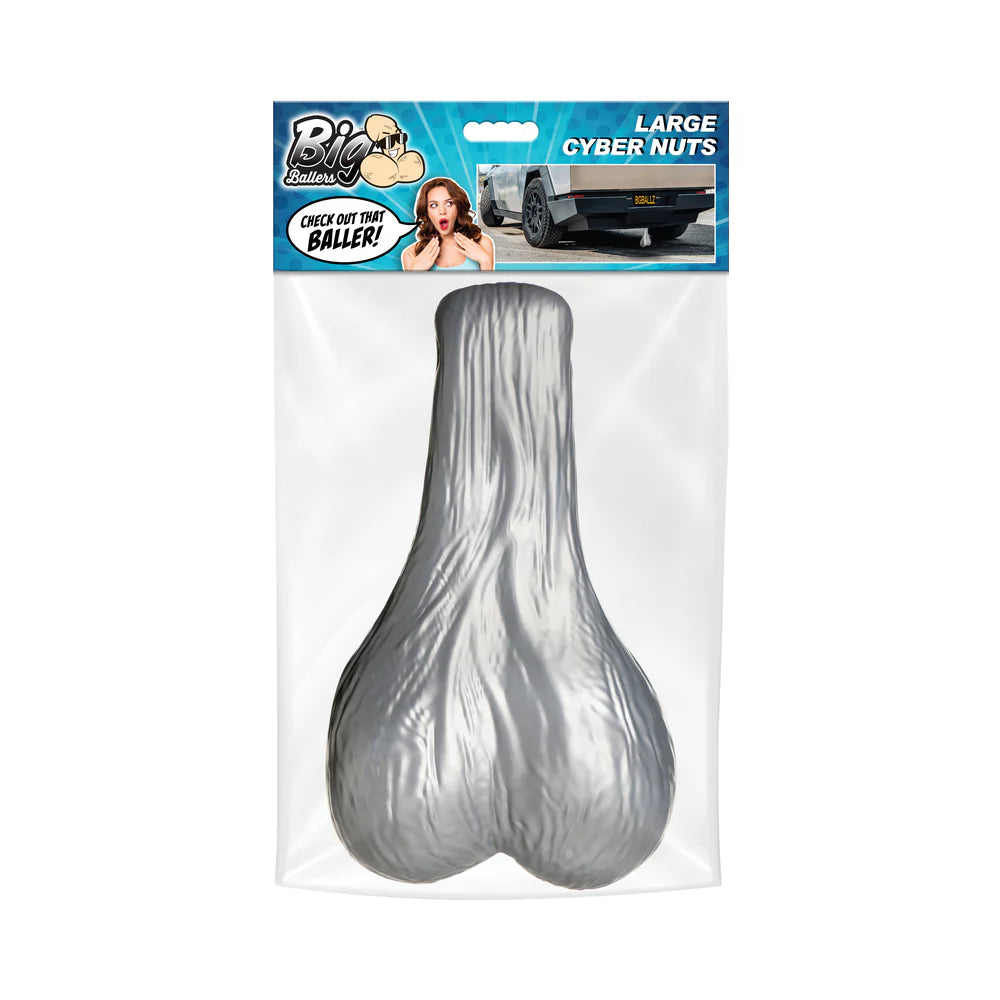 Big Ballers Large Truck Nuts Silver by XR LLC