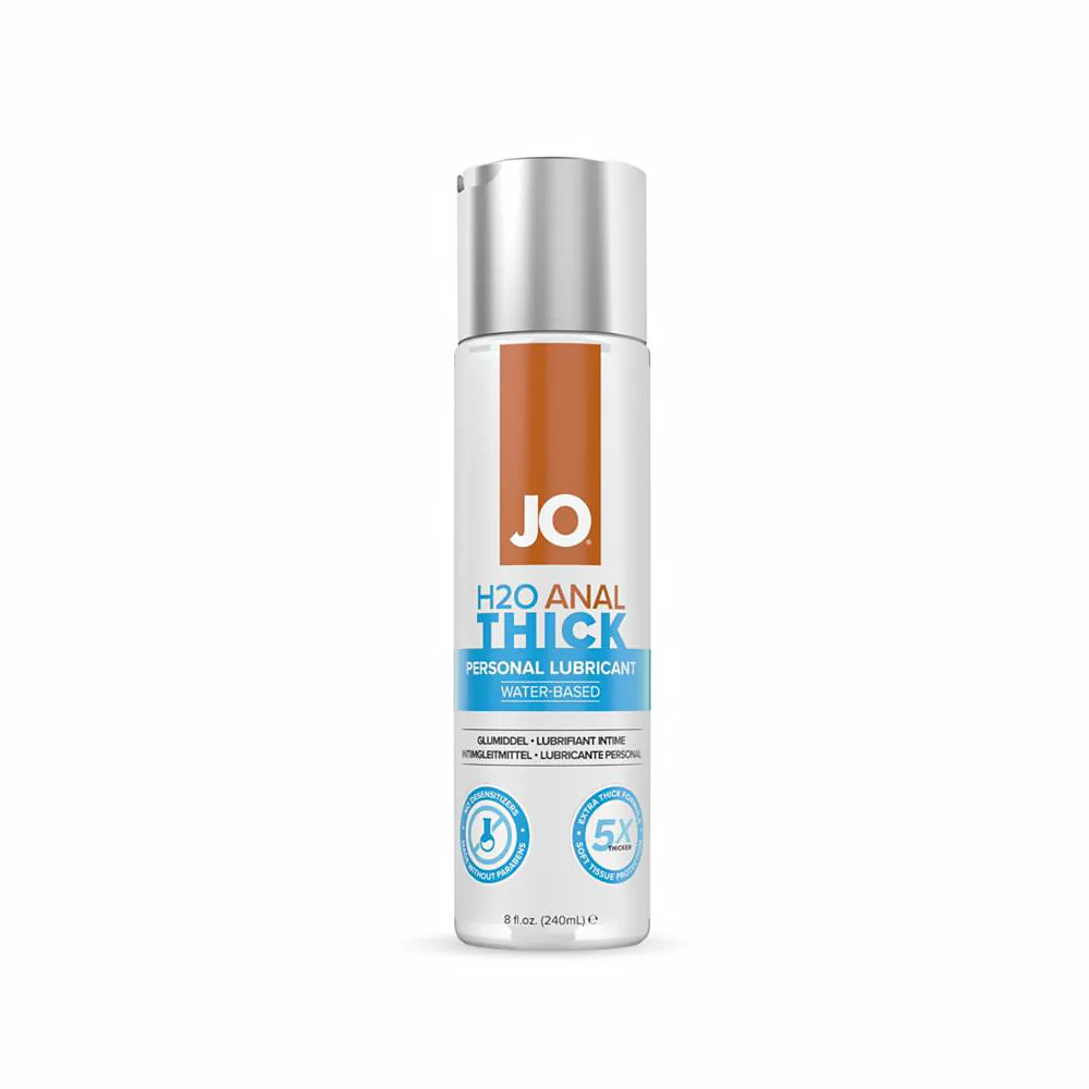 JO H2O Anal Thick Water-Based Lubricant 8 oz. by System Jo