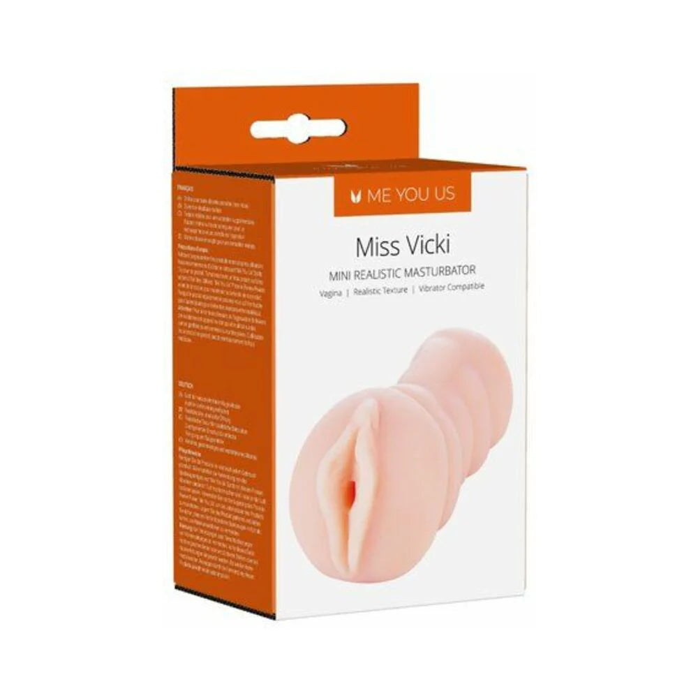 Me You Us Miss Vicki Mini Realistic Masturbator Vanilla by Simply Pleasure Ltd