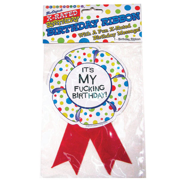 X-Rated Birthday Ribbon by Little Genie Productions